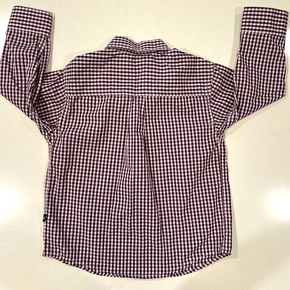 Nautica toddler long sleeve checked button down shirt size 2T - Picture 3 of 4